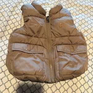 GAP Kids Tan Puffer Vest
